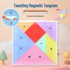 Magnetic Tangram Teaching Aids & Scale Platform for Grades 2-3 Textbooks