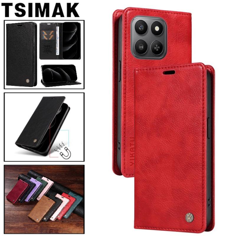 Leather Flip Wallet Case For Honor 400 Smart 200 Pro 300 Ultra Magnetic Holder Cover for Huawei Honor 400 Lite Honor400 Fundas