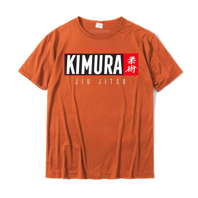 

Кимура-рубашка для джиу-джитсу-BJJ-футболки с бразильскими боевыми искусствами, хлопковые мужские топы с графическим дизайном, модные футболки XXL оранжевый