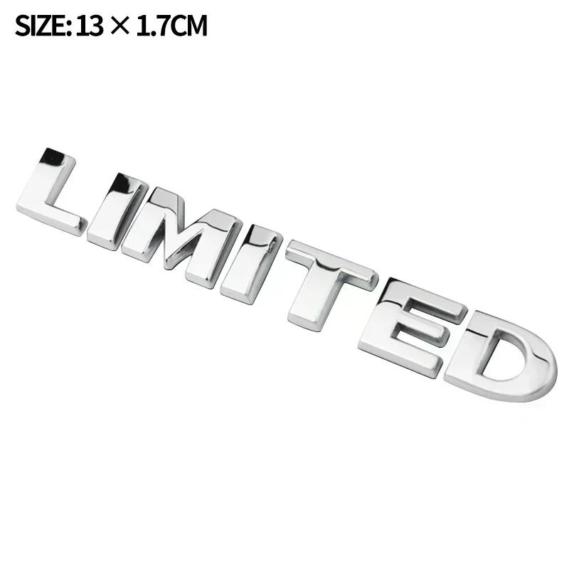 3D Metal Car Trunk Badge Stickers For 4X4 Limited Letters Emblem Logo