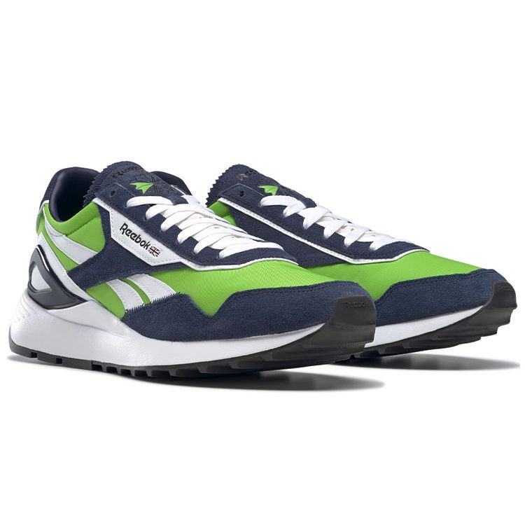 Reebok Classic Leather Legacy AZ Unisex Semi Solar Green Vector Navy Footwear White GX7569