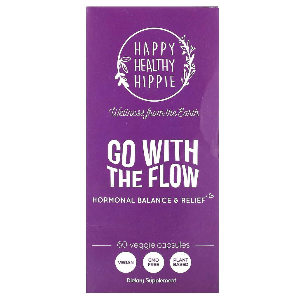 Go With The Flow, Hormone Balance & Relief, 60 Veggie Capsules