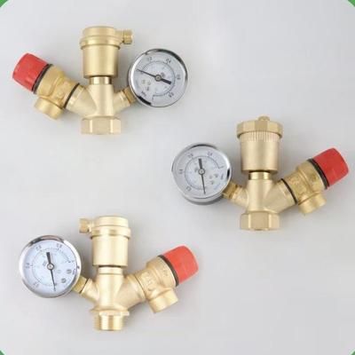 Brass Safety Pressure Relief Valve for Floor Heating & Boiler Exhaust