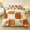 New Design Contrasting Checkerboard Printed Coreless Down Duvet Cover Set,Multi Size Bedding Decoration,Machine Washable