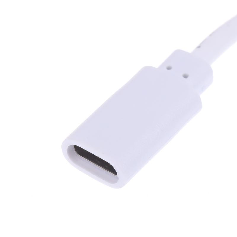 1/3Pcs USB-C To Type C Power Supply Cord 5V2A Short USB C Extension Cable With ON Off Switch For USB Fan LED Strips Desk Lamp
