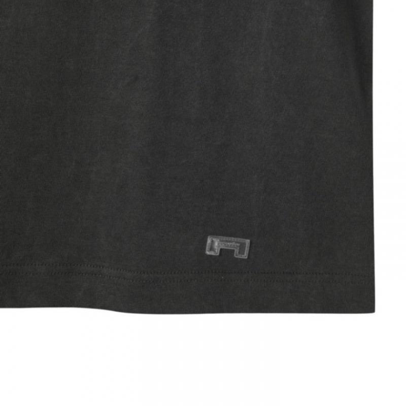 CusTomellow Dark Grey Half Sleeve T shirT cwTam25435gyd