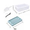 Spherical Ice Cube Tray with Lid for Ice Hockey - Makes 33 Cubes