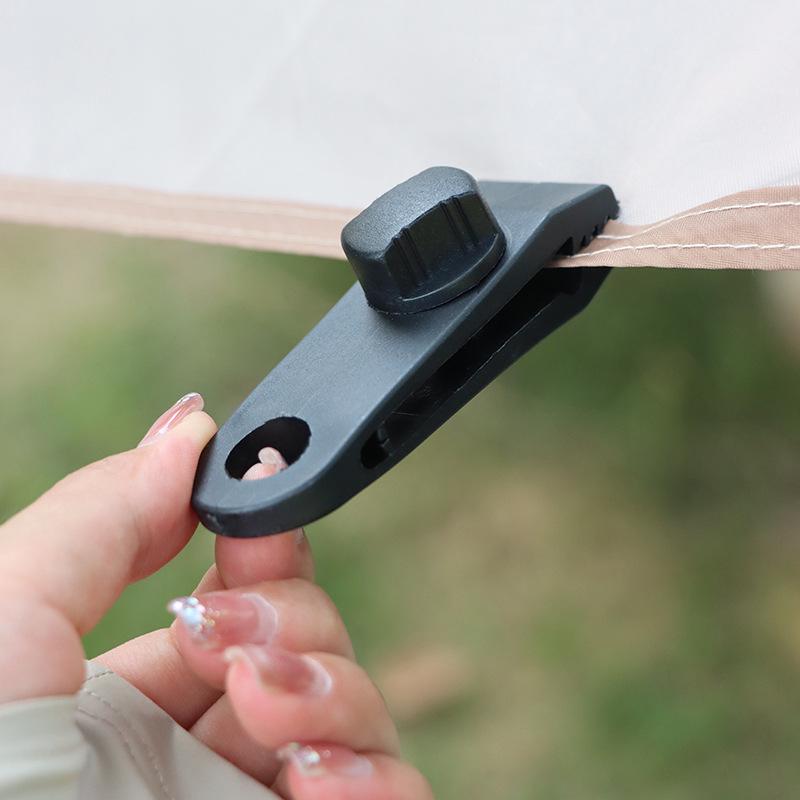 Outdoor Tent Windproof Plastic Clip for Awnings - Large Multi-Person Tent Fastener