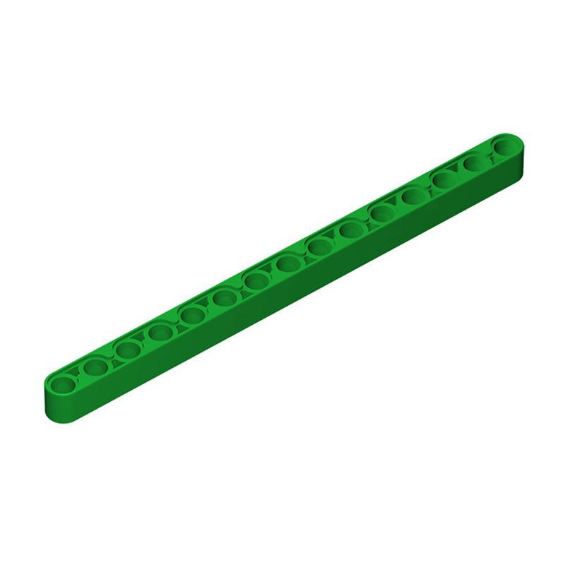 50g/13Pcs Building Blocks Technical DIY Liftarm Thick 1x15 hole arm Bricks Compatible MOC Parts Educational 64871 32278 Assemble