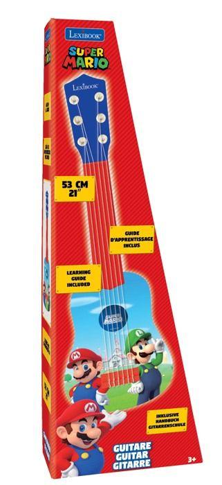 Lexibook - My First Super Mario Guitar - 53 Cm - Learning Guide Included