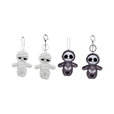 Portachiavi Peluche Adorabili Stili Scheletro Mummia Morbida E Peluche Decorazione Per Bambini Accessorio