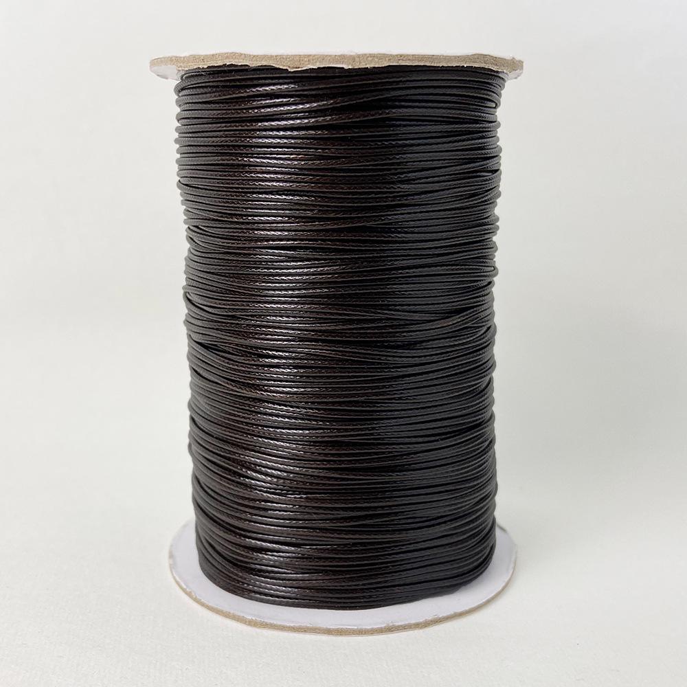 1mm Korean Waxed Rope: Jewelry & Pendant Necklace/Braided Bracelet with PU Leather