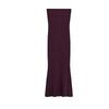 Summer Women's Pleated Draped Collar Design Strapless Straight Collar Back Sling Tube Top Long Dress 5039423