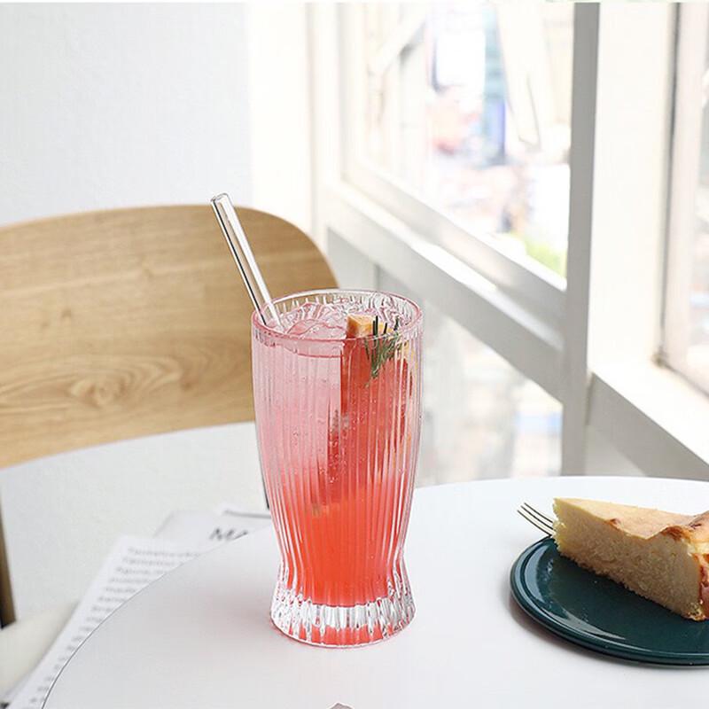 

Changbaosen Retro Flame Pattern Glass Tumbler