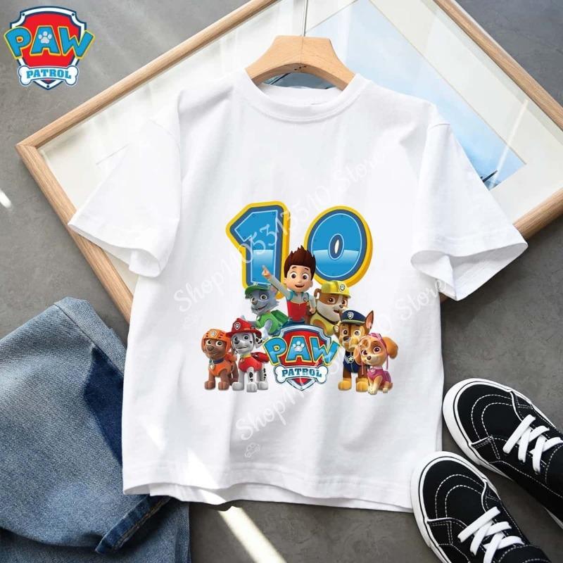 Front and back double prints, Easter, girls, rainbow and cartoon leopard print rabbit prints casual round neck versatile T-shirt