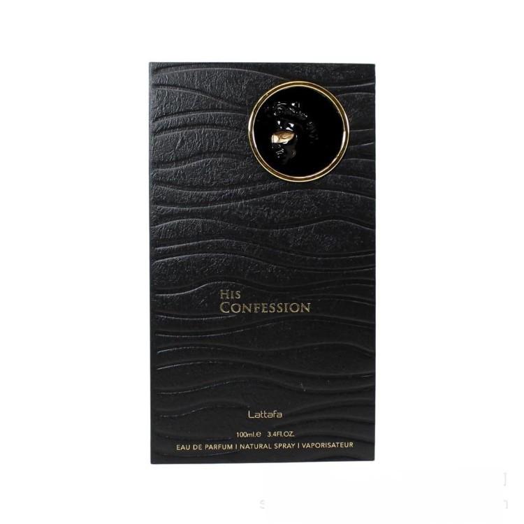 Lattafa His Confession: Premium Unisex Woody Arabic Perfume with Long-Lasting Scent