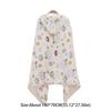 Cloak Cotton Hooded Cape Towels Rabbit Cute Cartoon Blanket Wrap Absorbent Gauze Sleepwear Bathrobe Swimming