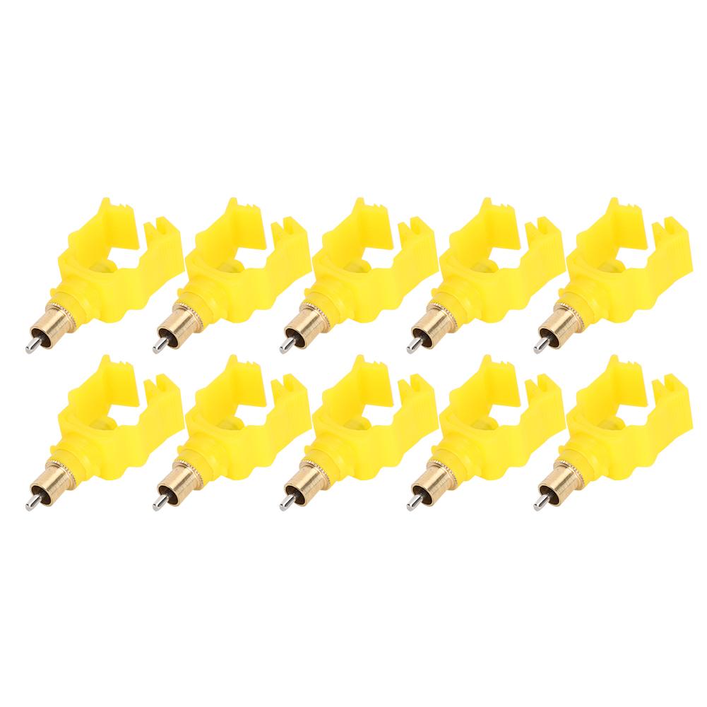 11PCS Rabbit  Pipe Interface Nipple Drinking Fountains Durable Automatic DrinkerG1 2 Short Type