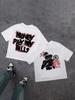 Y2K Style Printed Men's T-shirt 100% Cotton Fabric Summer Street Style Short Sleeve Women Cool Design Retro Summer