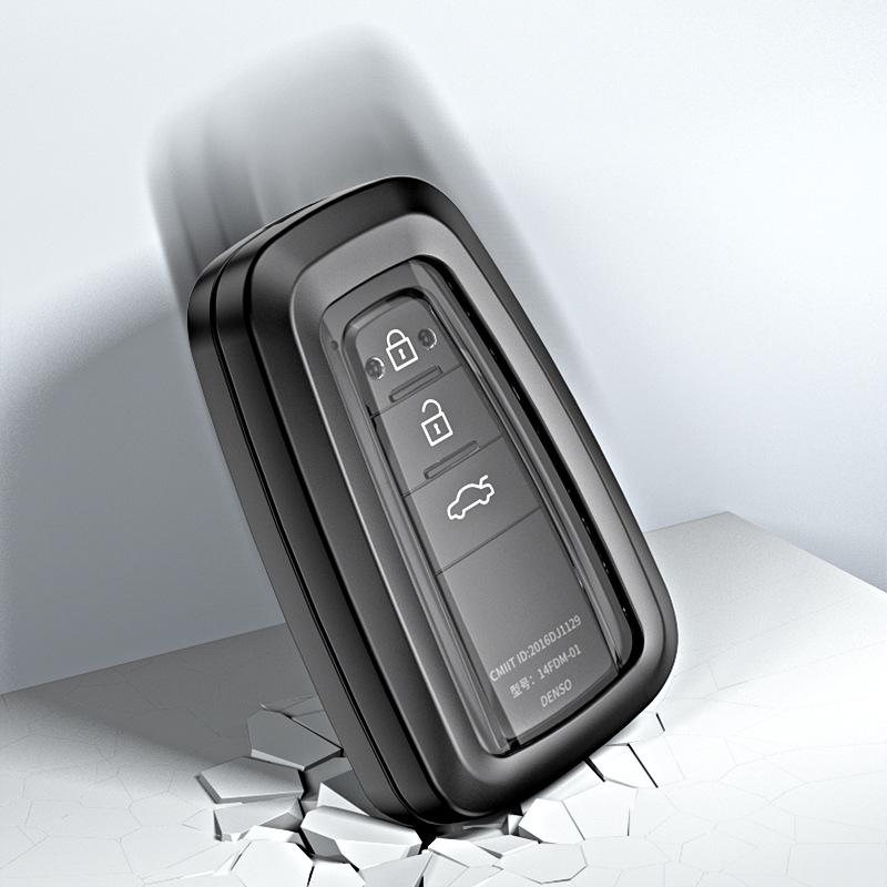 Pouzdro na klíč Toyota pro Highlander, RAV4, Crown, CHR, Venza, Prado, Camry - Plně obepínající kryt