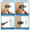 20 black magnetic touch-type door catches (suitable for cabinets, drawers, furniture, kitchen doors, etc.)