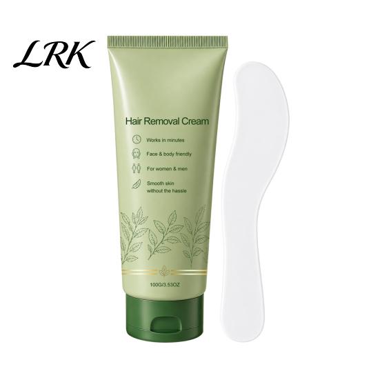 Hair Removal Cream 100G with Spatula, Pain Free Men Women Gentle Remover Cream, Depilatory for Facial Body Legs Arm Underarms Bikini Line Leg 100g
