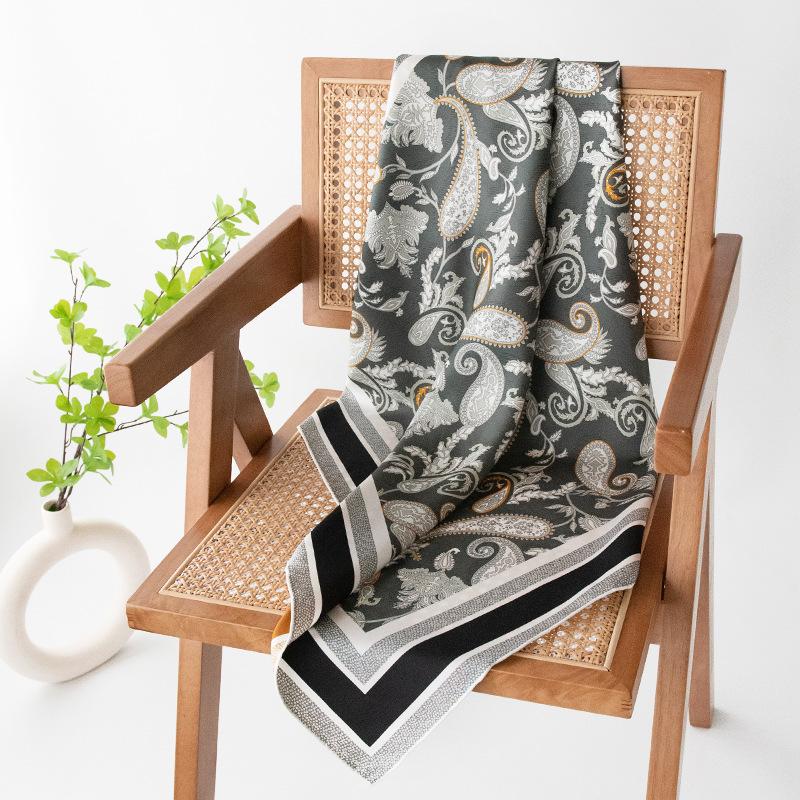 two-color pipa picture silk scarf 100% mulberry silk women's high-end wedding gift