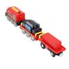 Motorized Action Train Set Magnetic Connection Battery Operated Engine Action Locomotives Train Set