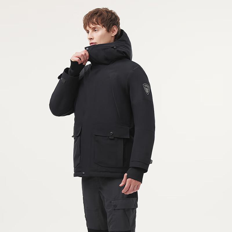 Tanboer Unisex Utility Hooded Thick Warm Down Jacket 560522A
