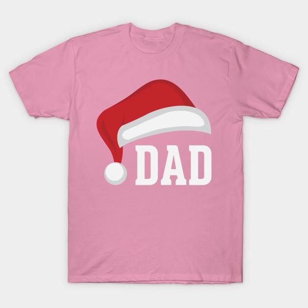 T Shirt Women Dad Santa Hat Parent Father Christmas Holiday Harajuku Print Kawaii Tshirt Summer Short Sleeve Female T-Shirt Top Tee