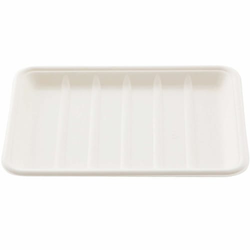 Nagao Disposable Paper Plates, Square, 20cm, Set of 10, 3289013