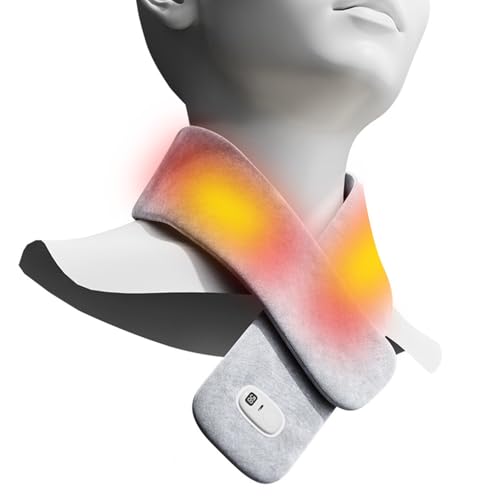 Neck & Waist Heating Scarf, 45/50/55/60℃, USB Heating Belt, 35cm Wide Heating Area, Matrix Graphene, 10000mAh, Washable