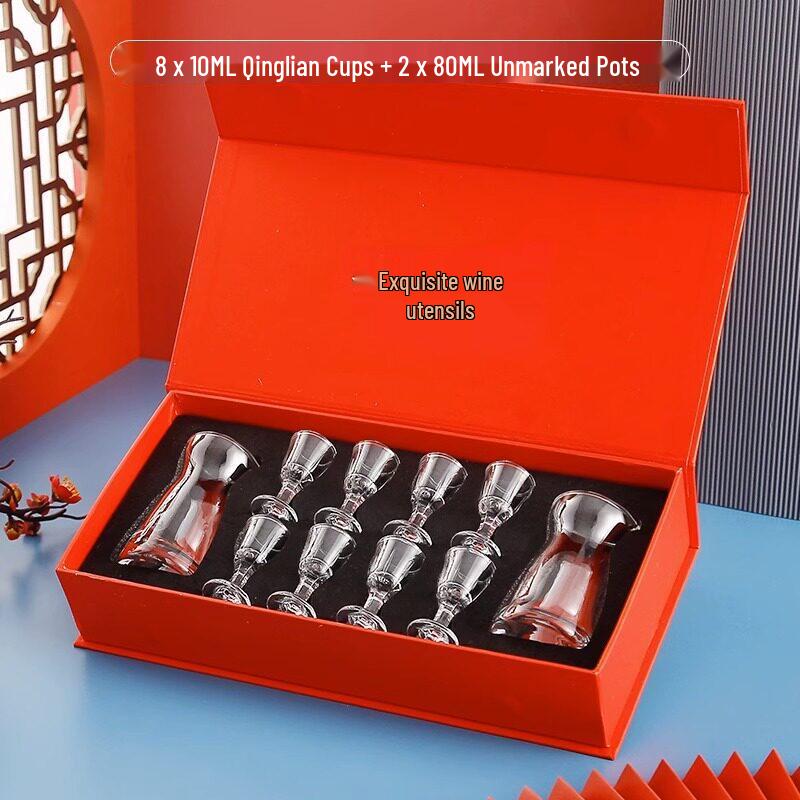 Thickened Clear Glass Goblet Shot Glass