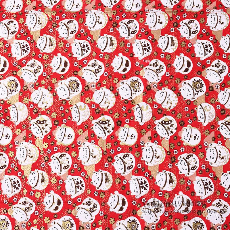 

Японская хлопковая ткань с изображением цветущей вишни для подарочной коробки ручной работы и кимоно