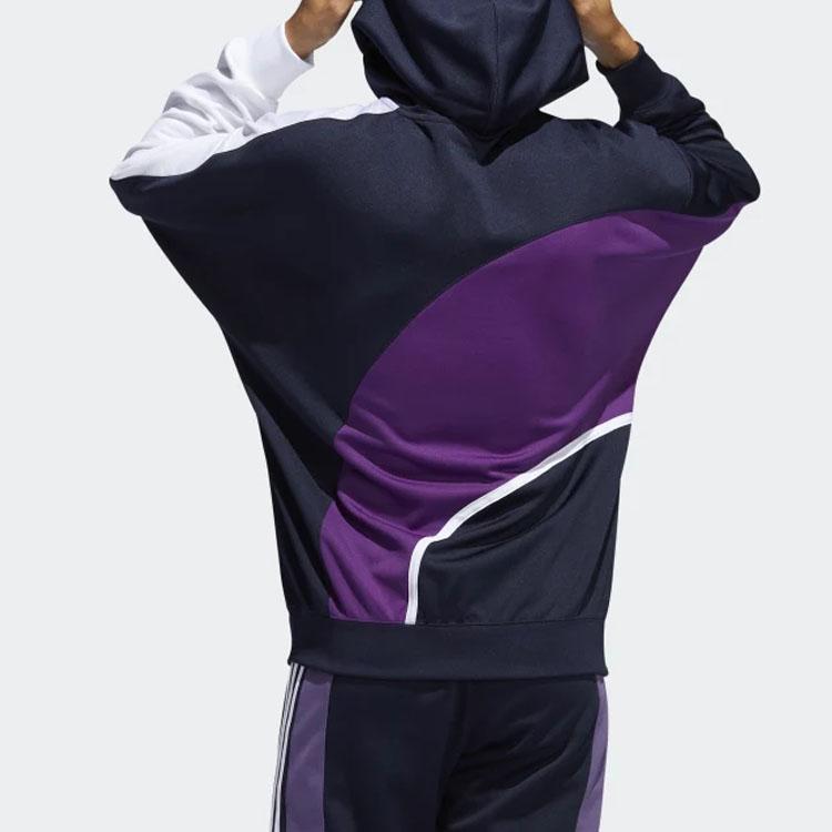 Adidas Originals Series Trefoil Logo Gradient Hooded Sweatshirt Men Tops Legend Ink FM1575