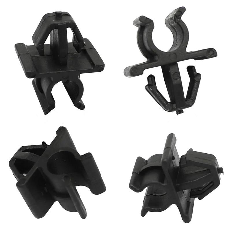 For Car Fastener Hood Bonnet Prop Rod Support Clip Nylon Plastic Retainer For Auto Fastener Clip 10 Pcs