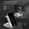 15W 3-in-1 Magnetic Wireless Charger Stand for Phone, Watch, Earbuds – Fast Charging, Portable, Foldable Desk Accessory