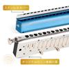 Harmonica Chromatique en Do EAST TOP pour et Parfait pour l'Étude et la Pratique Bleu 16 Trous 64 Tonalités Débutants, Professionnels, Enfants, (PAE-16),