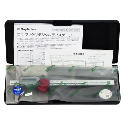Niigata Seiki SK Digital Depth Gauge with Hook, 150mm, GDCP-150DF