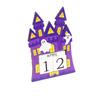 Wooden Halloween Countdown Calendar Decorative Ornament for Home Mantel Shelf