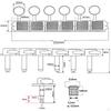 6 Pieces Retro Electric Guitar Tuners Split Shaft Tuning Pegs Sturdy with Bushings Screws Accessory