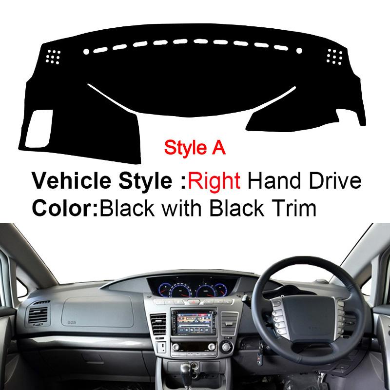Car Inner Dashboard Cover For Ssangyong Rodius 2007 - 2018 Auto Dash Mat Carpet Cape Sun shade Dashmat Pad