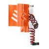Double Fans Motor Cooling Radiator Twin Fans Motor Heat Sink 40?42mm for 18 RC CarOrange