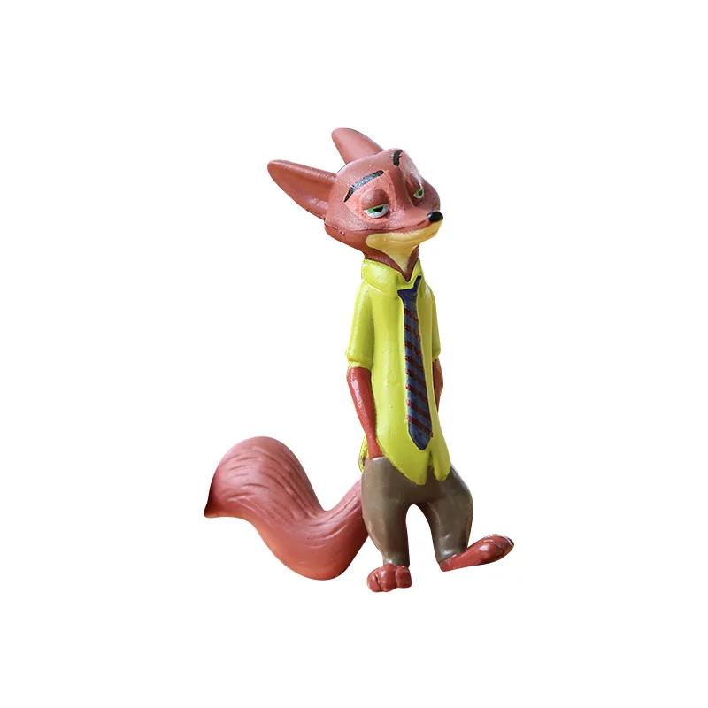 New Amazing 12Pcs/Set Zootopia Animals Action Figure Toys Rabbit Judy Hopps Fox Nick Wilde Movie Kids Gift Collection Figures