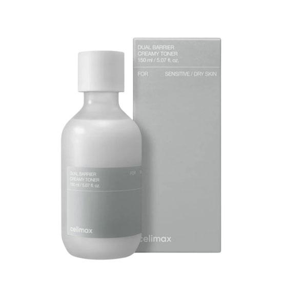 Celimax Dual Barrier Creamy Toner – 150ml | Low-Irritant Hydrating Toner with Ceramides for Sensitive Skin