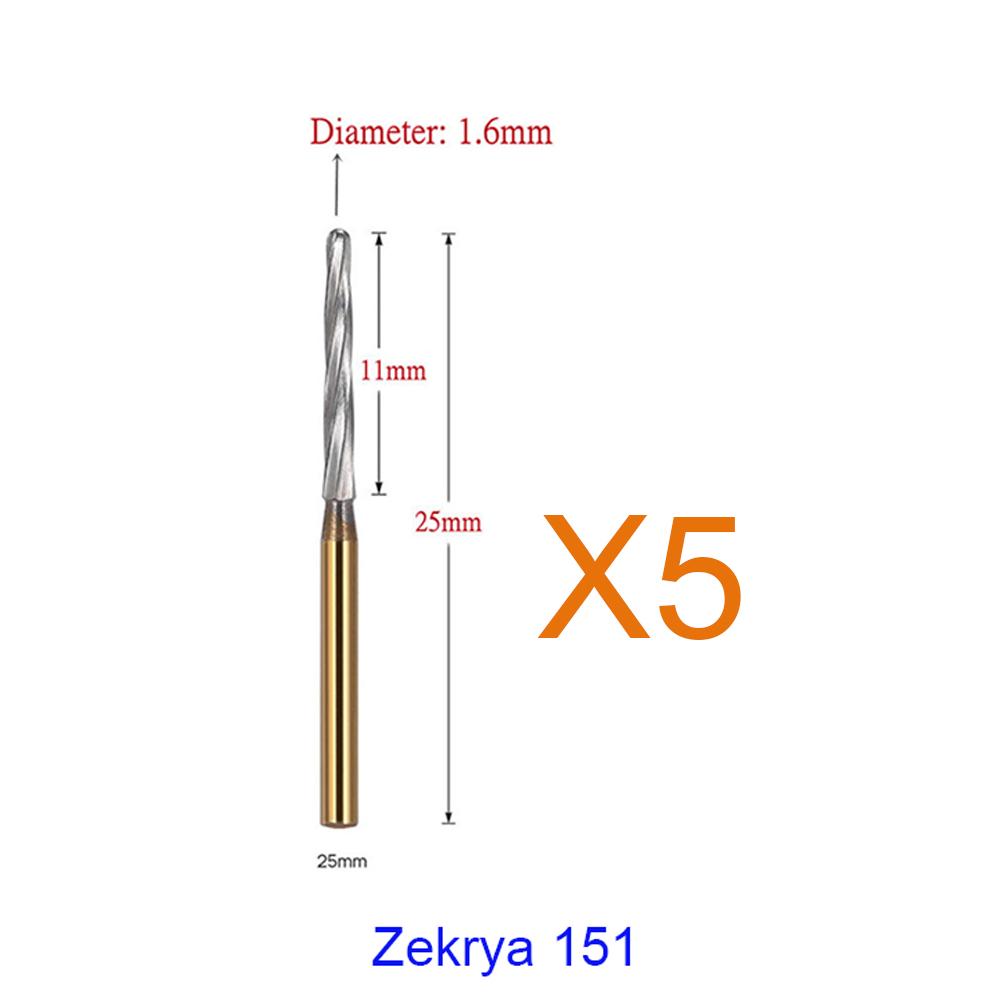 Jnsur Zekrya Dental Tungsten Carbide Bur Endo Z FG High Speed Handpiece Surgical Bone Cutters Drill Bit