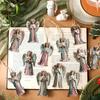 Christmas Wooden Angel Ornament – Vintage-Style Hanging Decor for Christmas Tree, Home & Party, Rustic Wooden Angel Tree Decoration