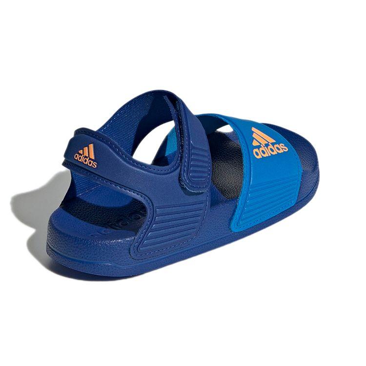 adidas Adilette Sandalet J Kraliyet Mavisi Çocuk Spor Ayakkabıları Neon Turuncu Mavi-Acele GW0343