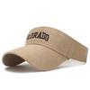 COLO Letter Embroidered Brushed Visor Hat