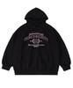 College Team Oversized Fleece-Lined Hoodie [Navy]